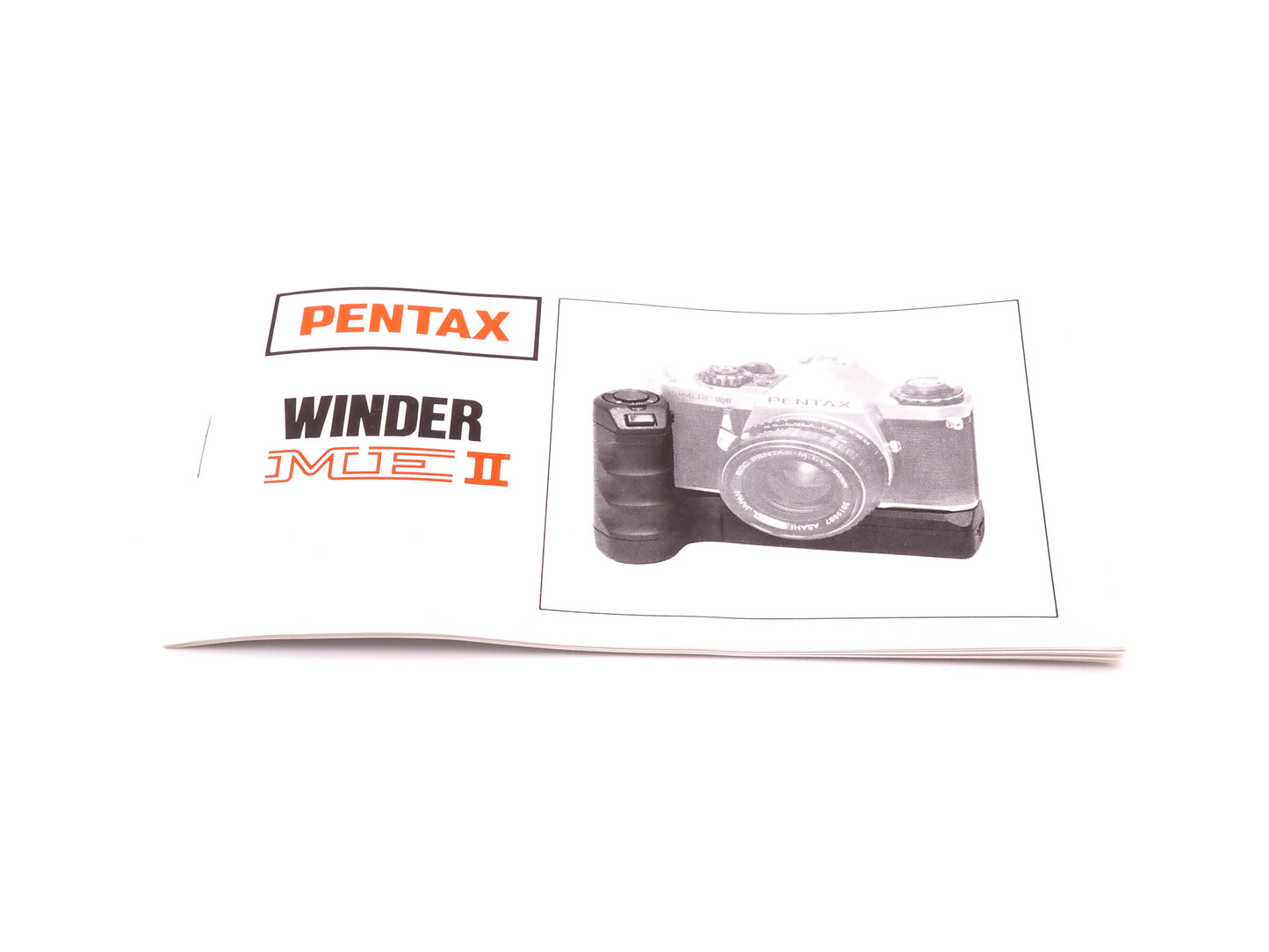 Pentax Winder ME II Instructions
