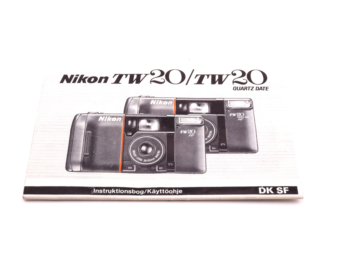 Nikon TW20 / TW20 Quartz Date Instructions