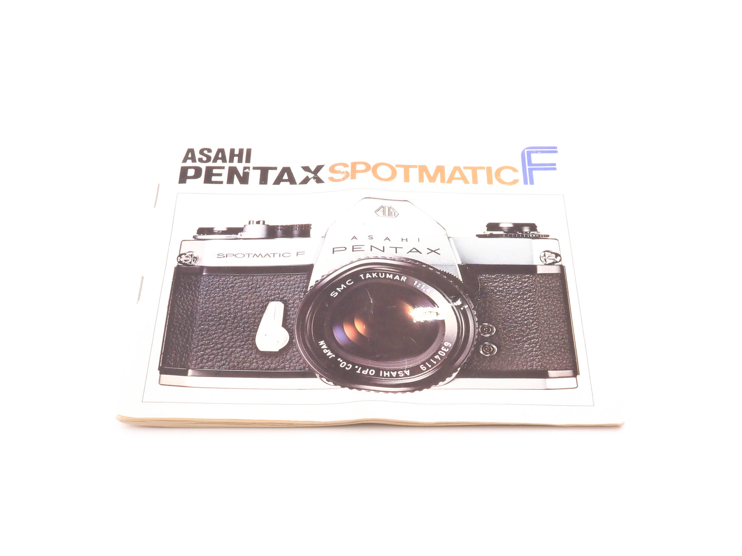 Pentax Spotmatic F Instructions