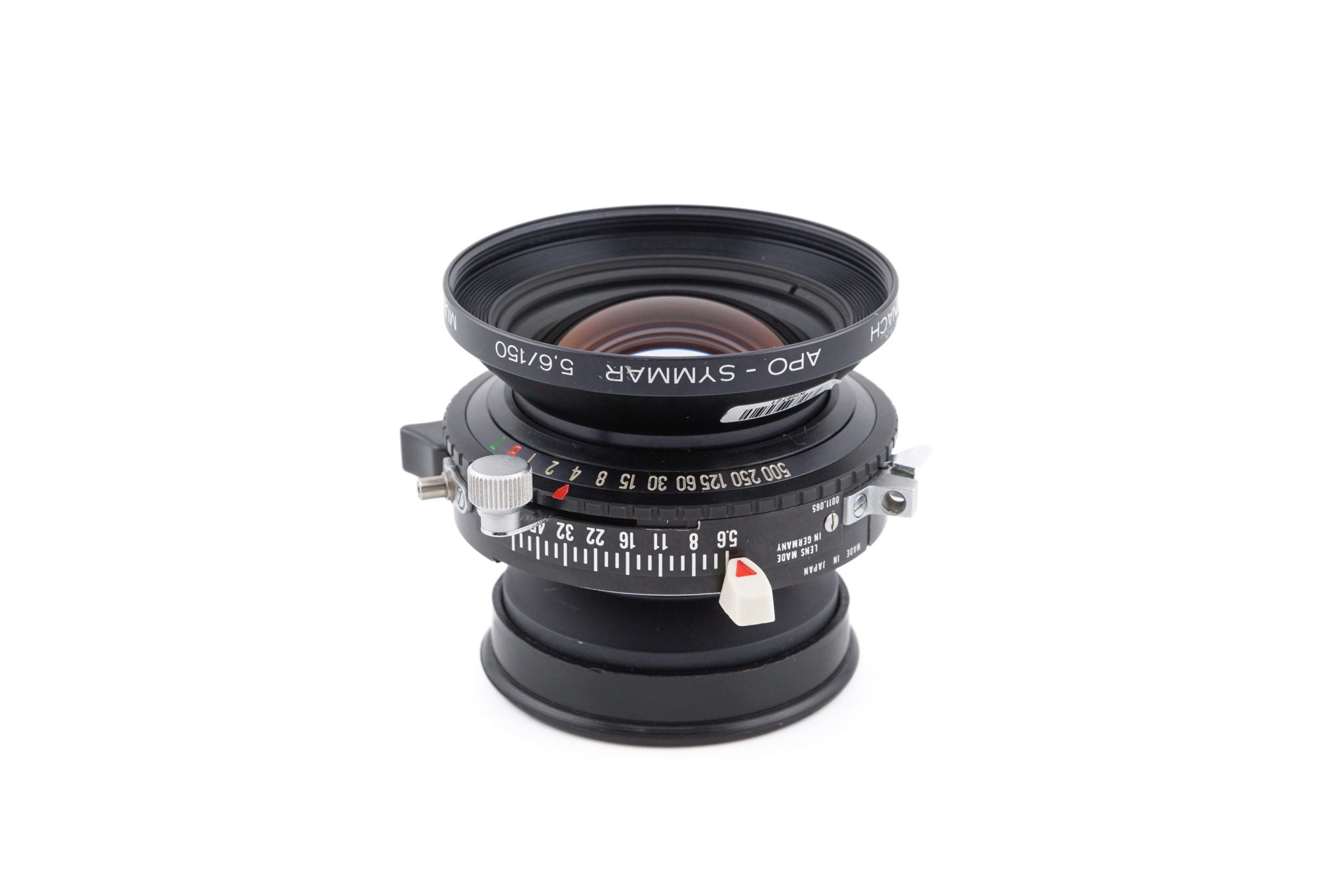 Schneider-Kreuznach 150mm f5.6 APO-Symmar (Shutter) – Kamerastore