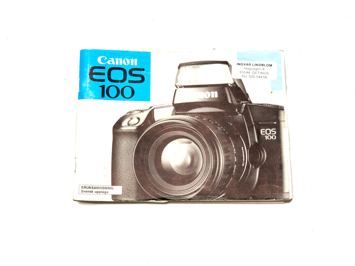 Canon EOS 100 Instructions