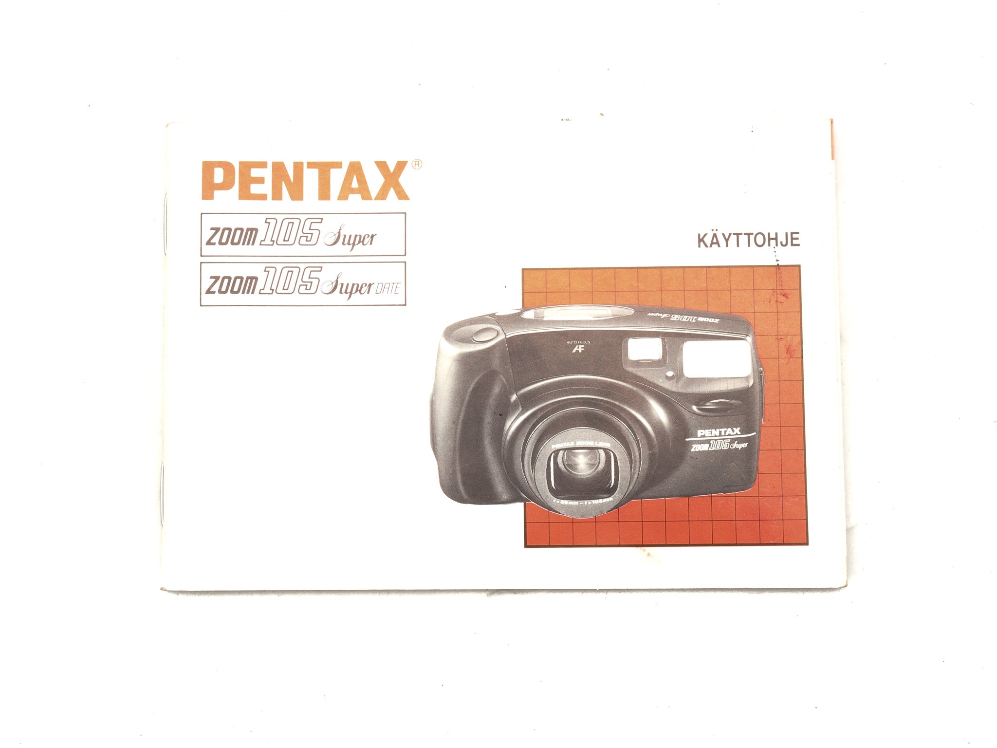 Pentax Zoom105 Super /Zoom105 Super Date Instructions