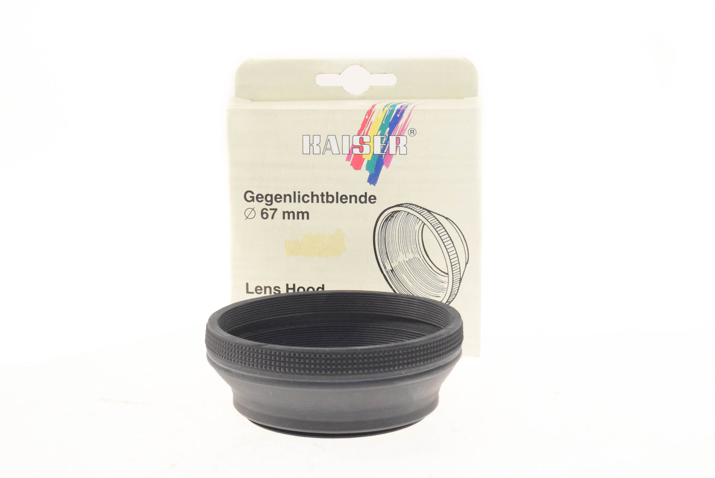 Kaiser 67mm Rubber Lens Hood - Accessory
