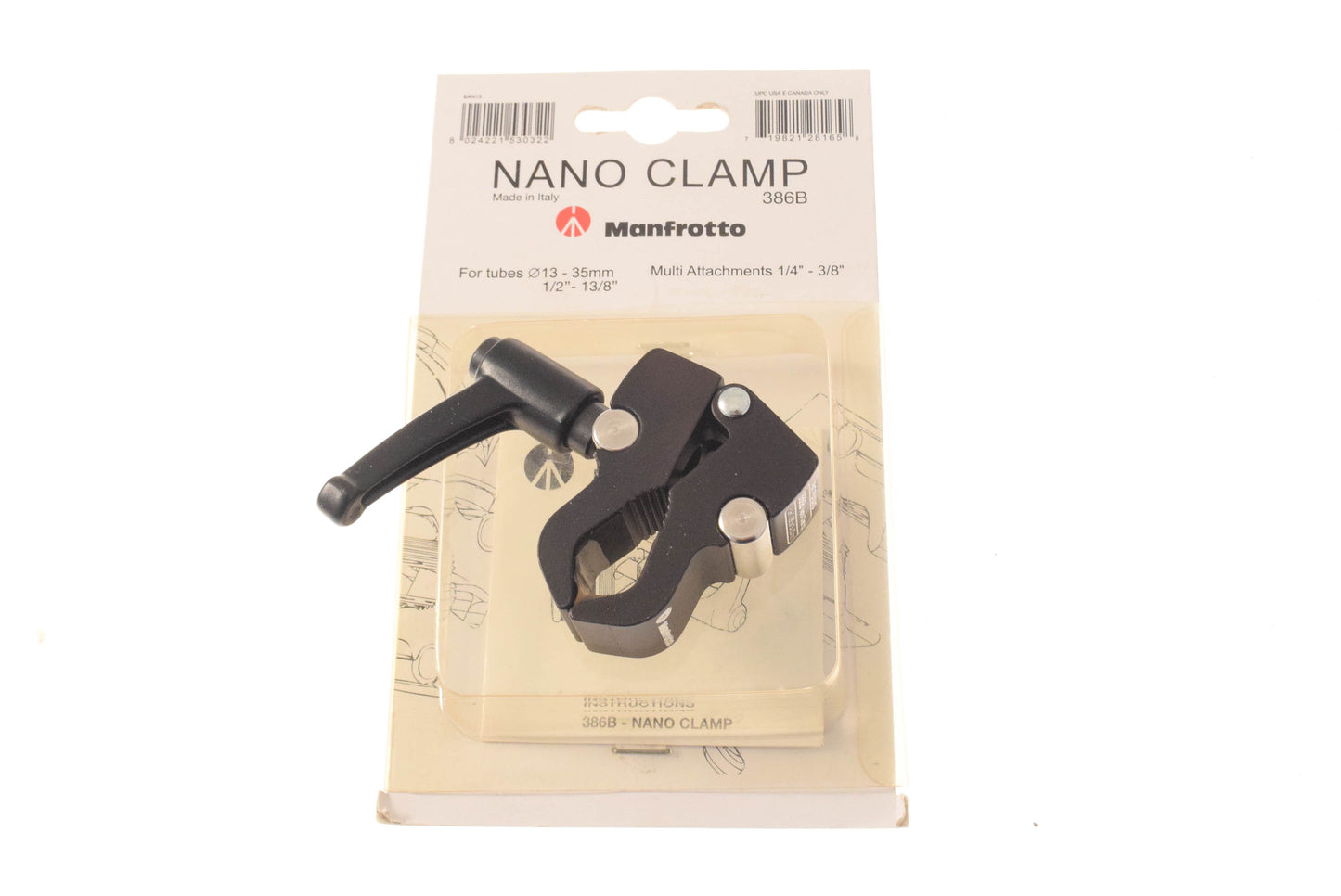 Manfrotto 386B Nano Clamp - Accessory