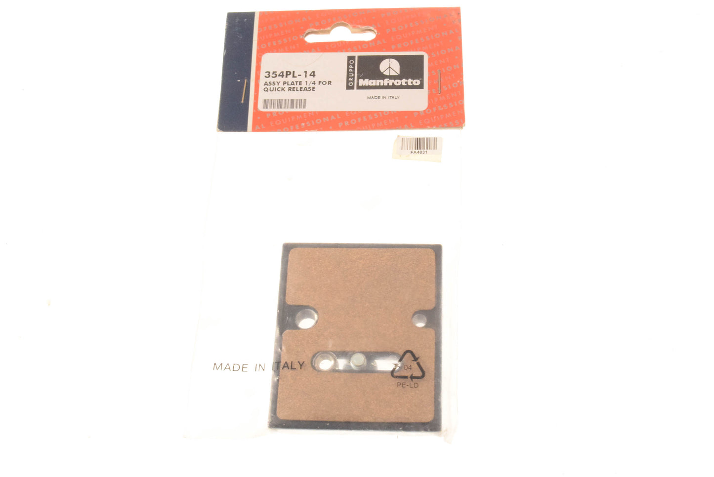 Manfrotto 354PL-14 Assy Plate - Accessory