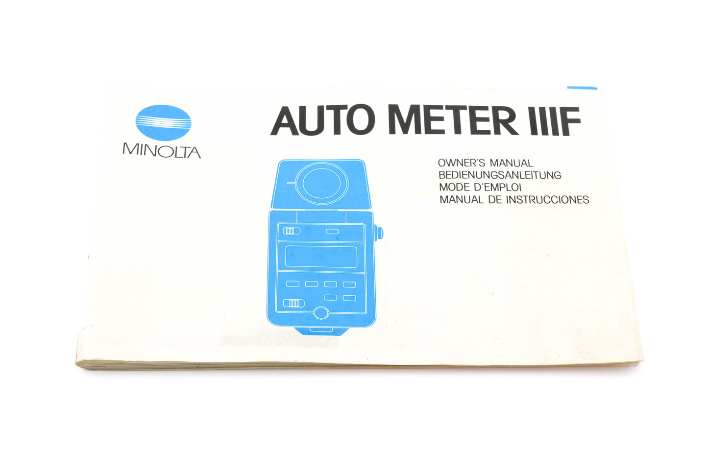 Minolta Auto Meter IIIF Instruction Manual - Accessory