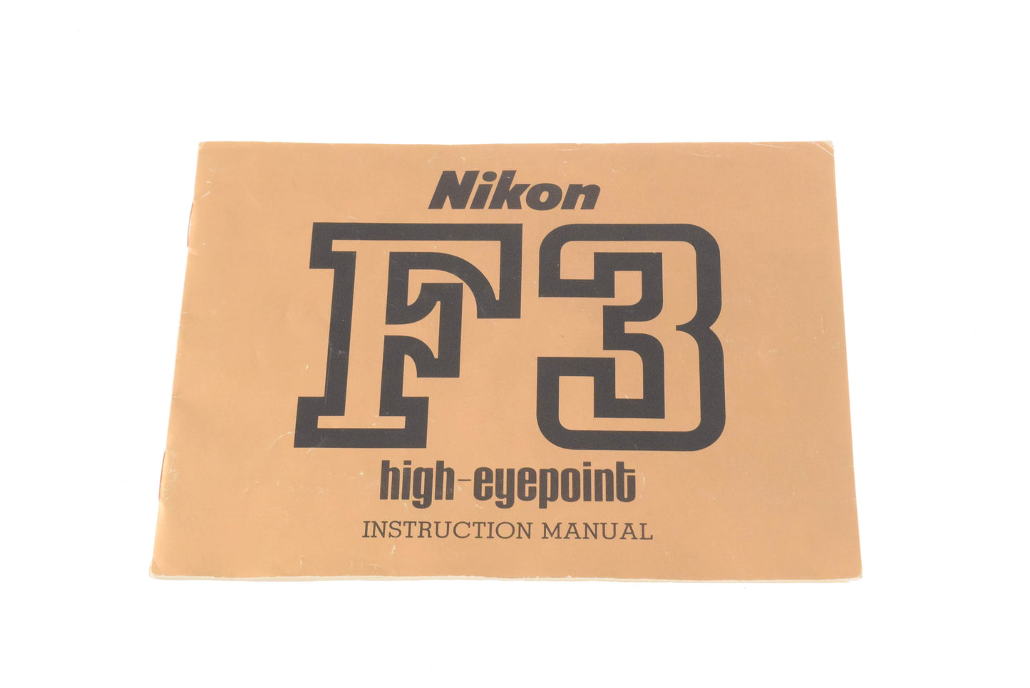 Nikon F3 HP Instructions - Accessory
