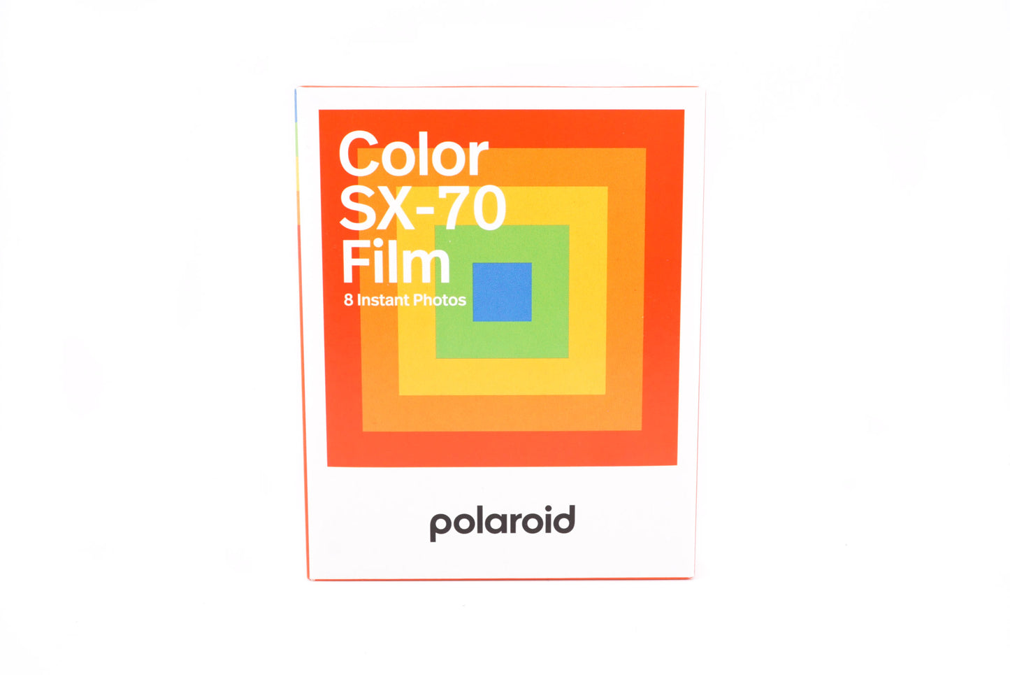 A film package on a white background. For Vintage Polaroid SX-70 Cameras
