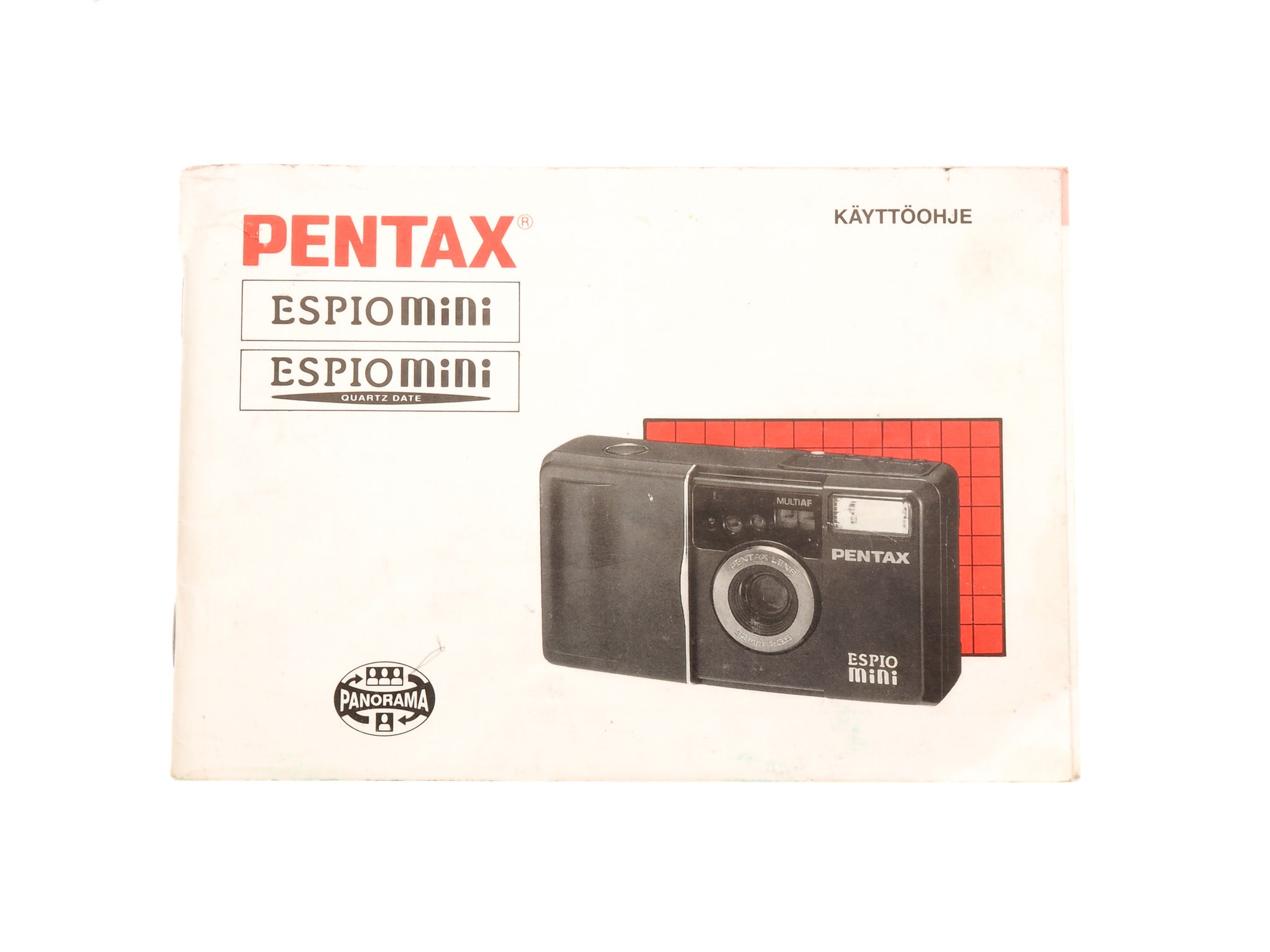 Pentax Espio Mini/Mini Quartz Date Instructions