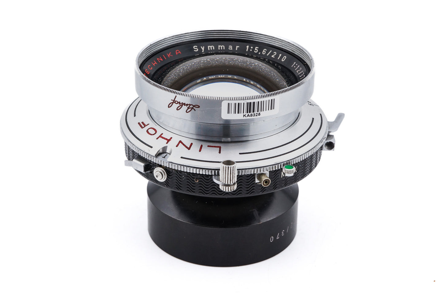 Schneider-Kreuznach 210mm f5.6 Symmar (Shutter) - Lens