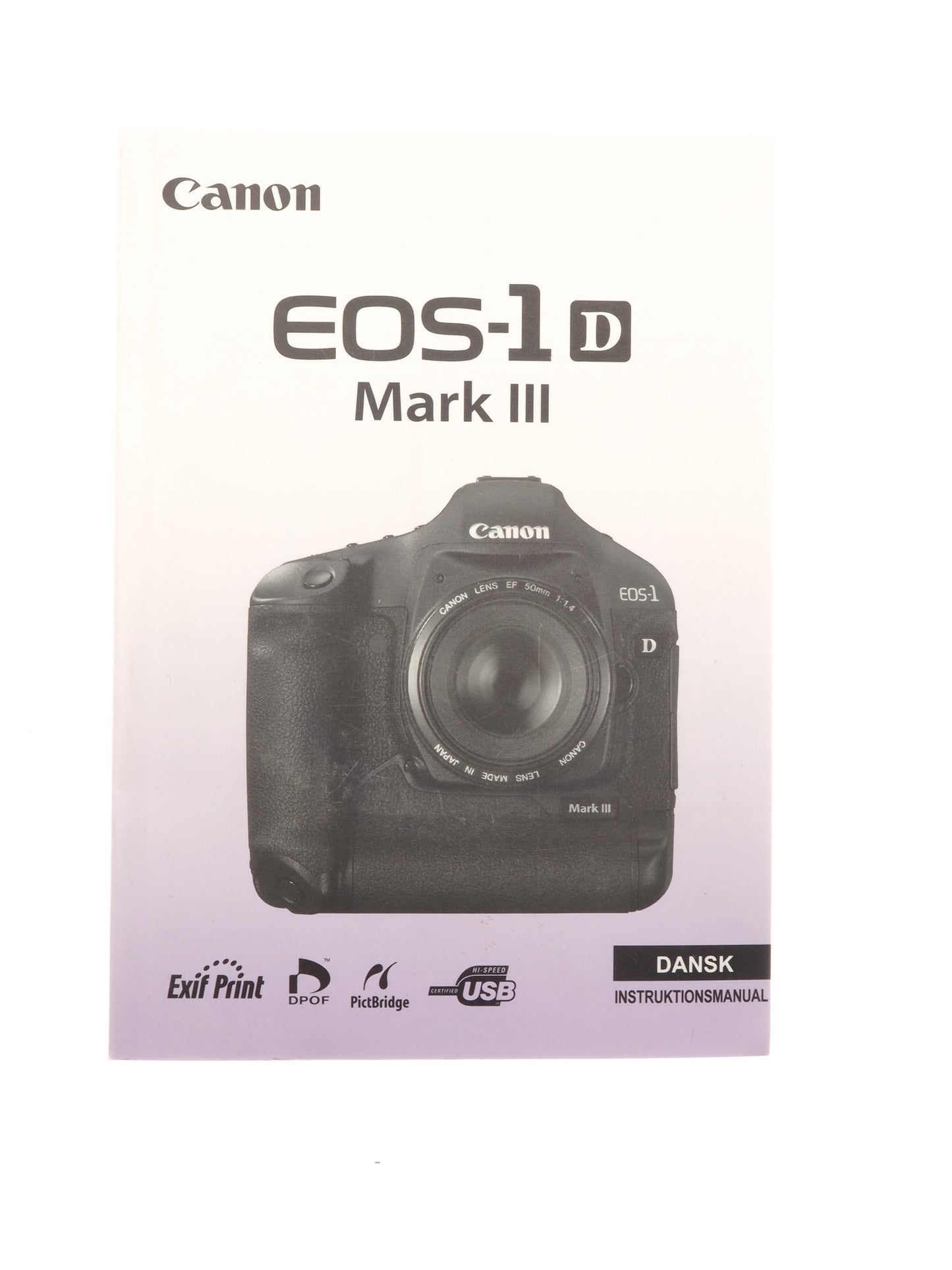 Canon 1D Mark III Instructions