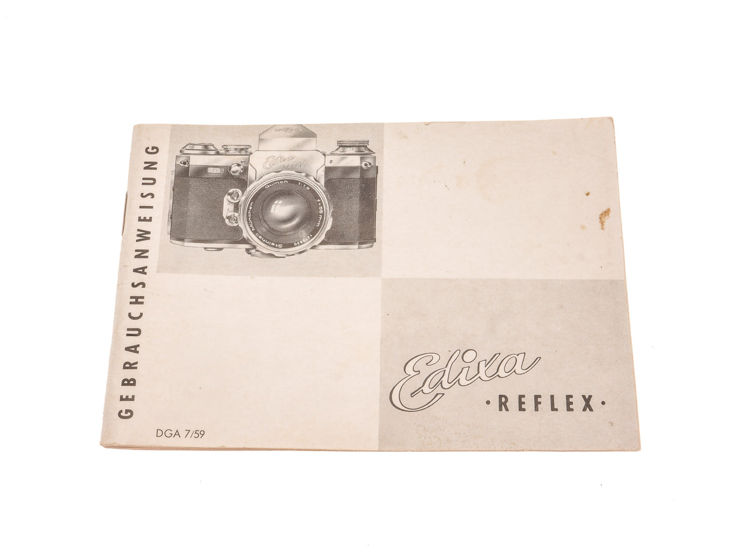 Edixa Reflex Instructions - Accessory