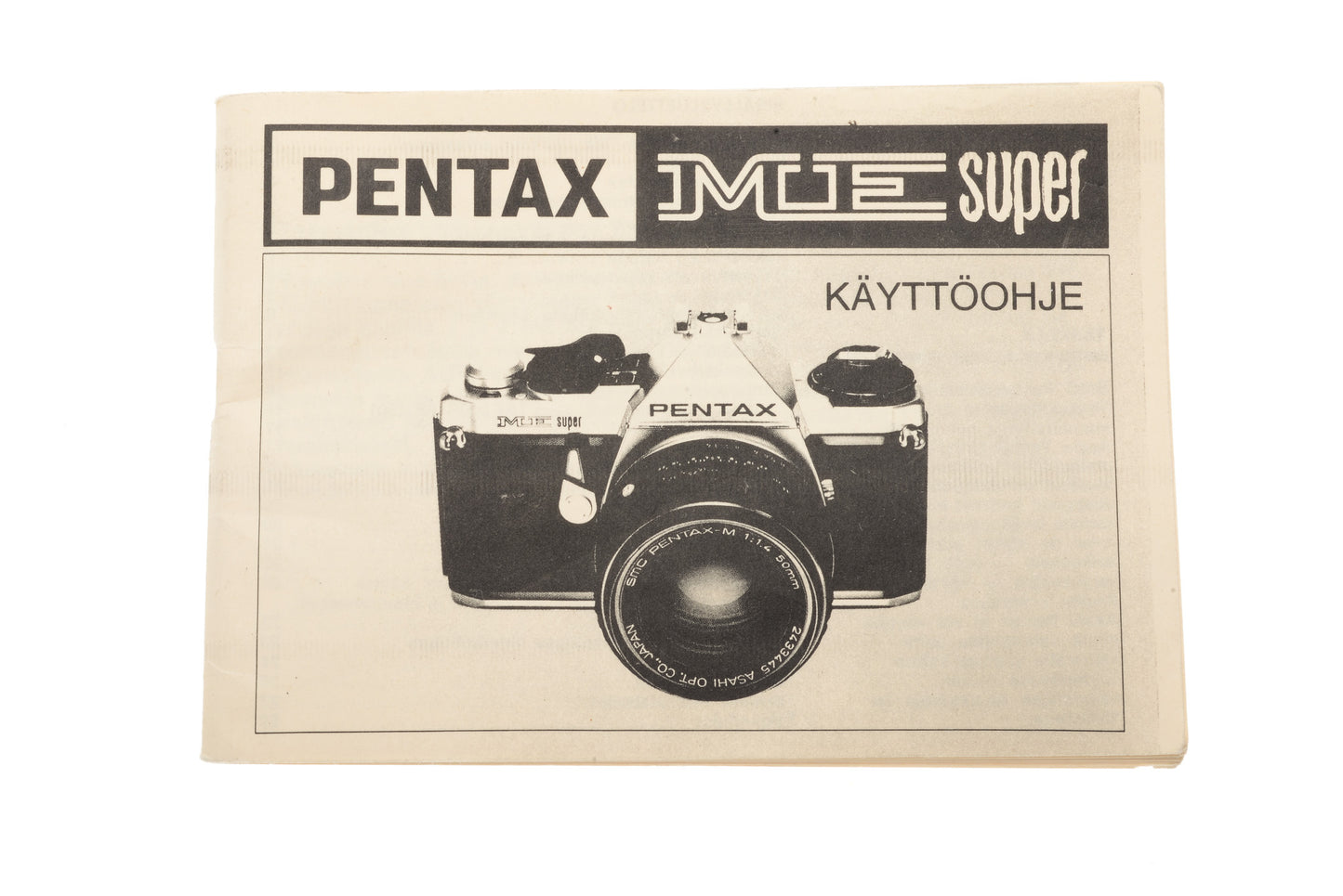 Pentax ME Super Instructions