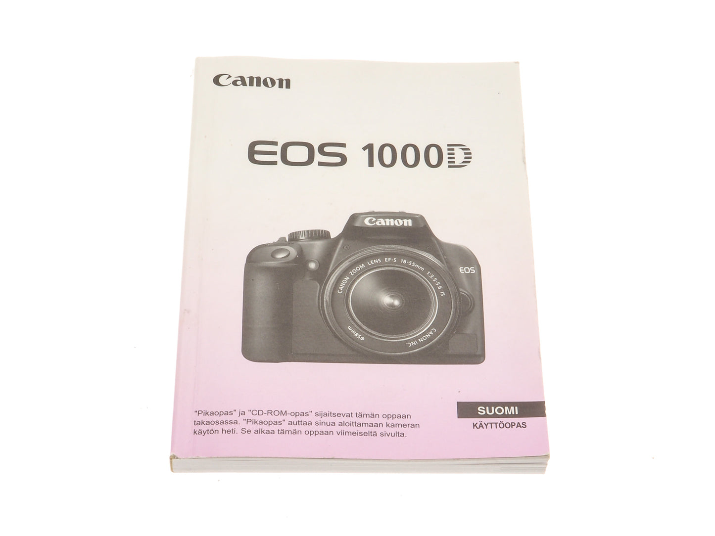 Canon 1000D Instructions - Accessory
