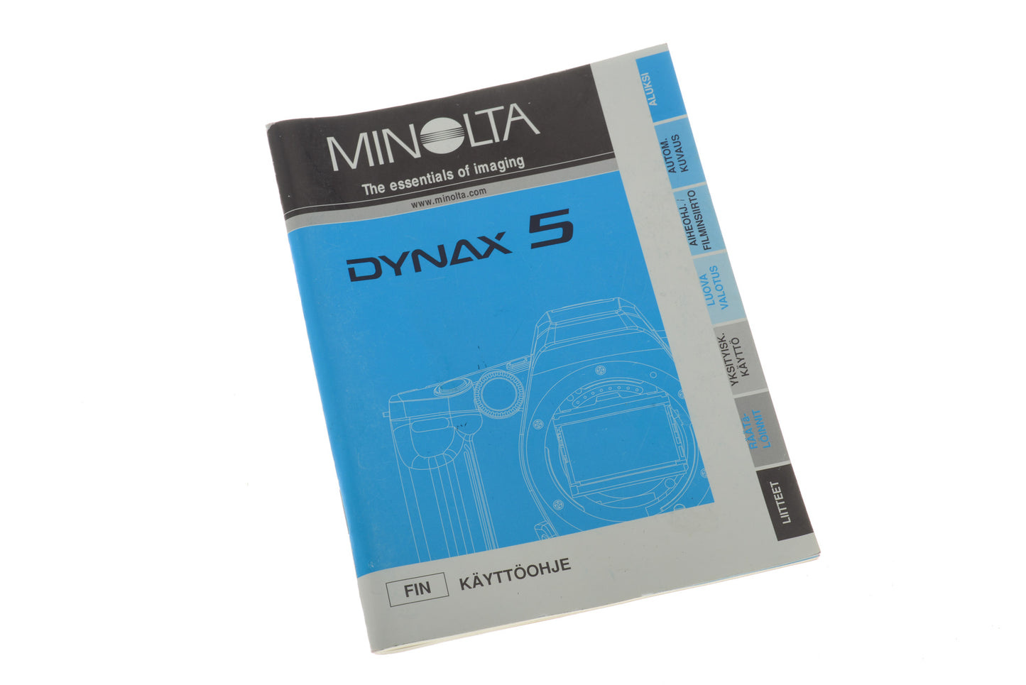 Minolta Dynax 5 Instructions