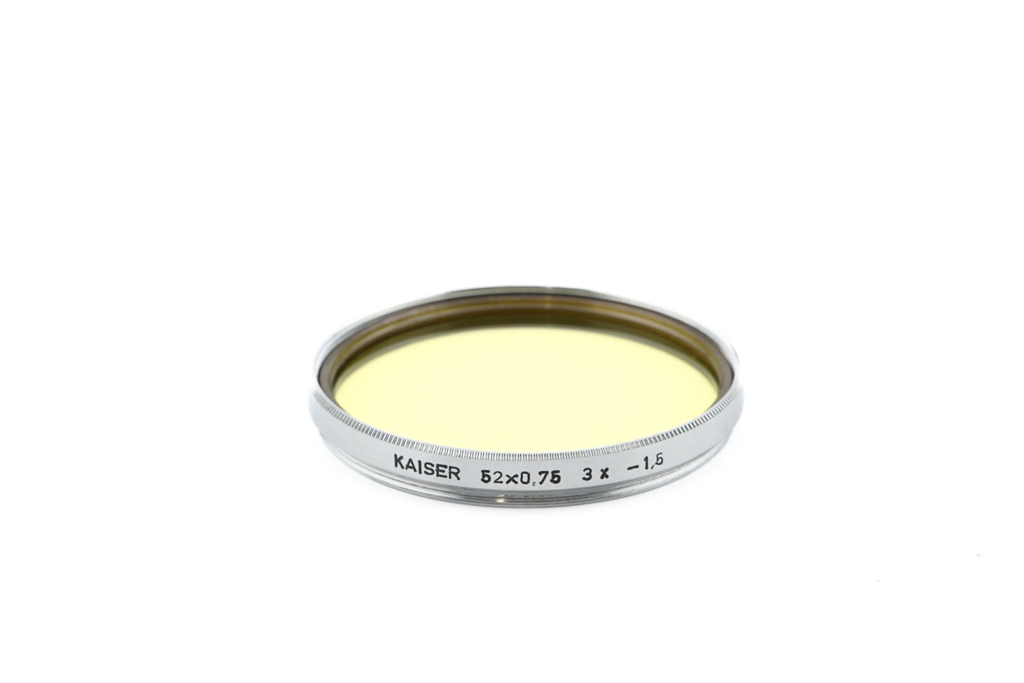 Kaiser 52mm Yellow Filter 3x -1.5 - Accessory