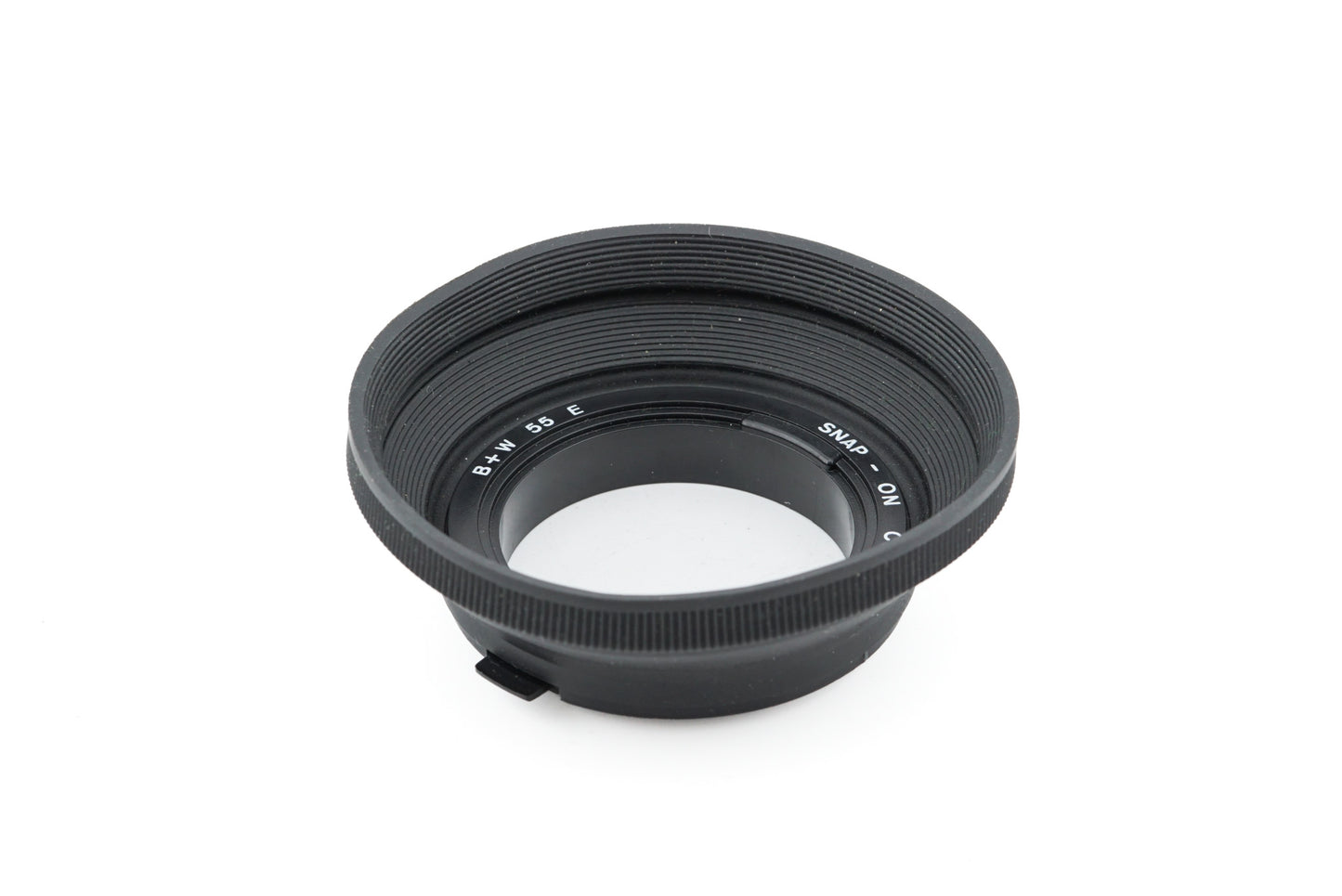 B+W 55mm Snap-On Rubber Lens Hood - Accessory