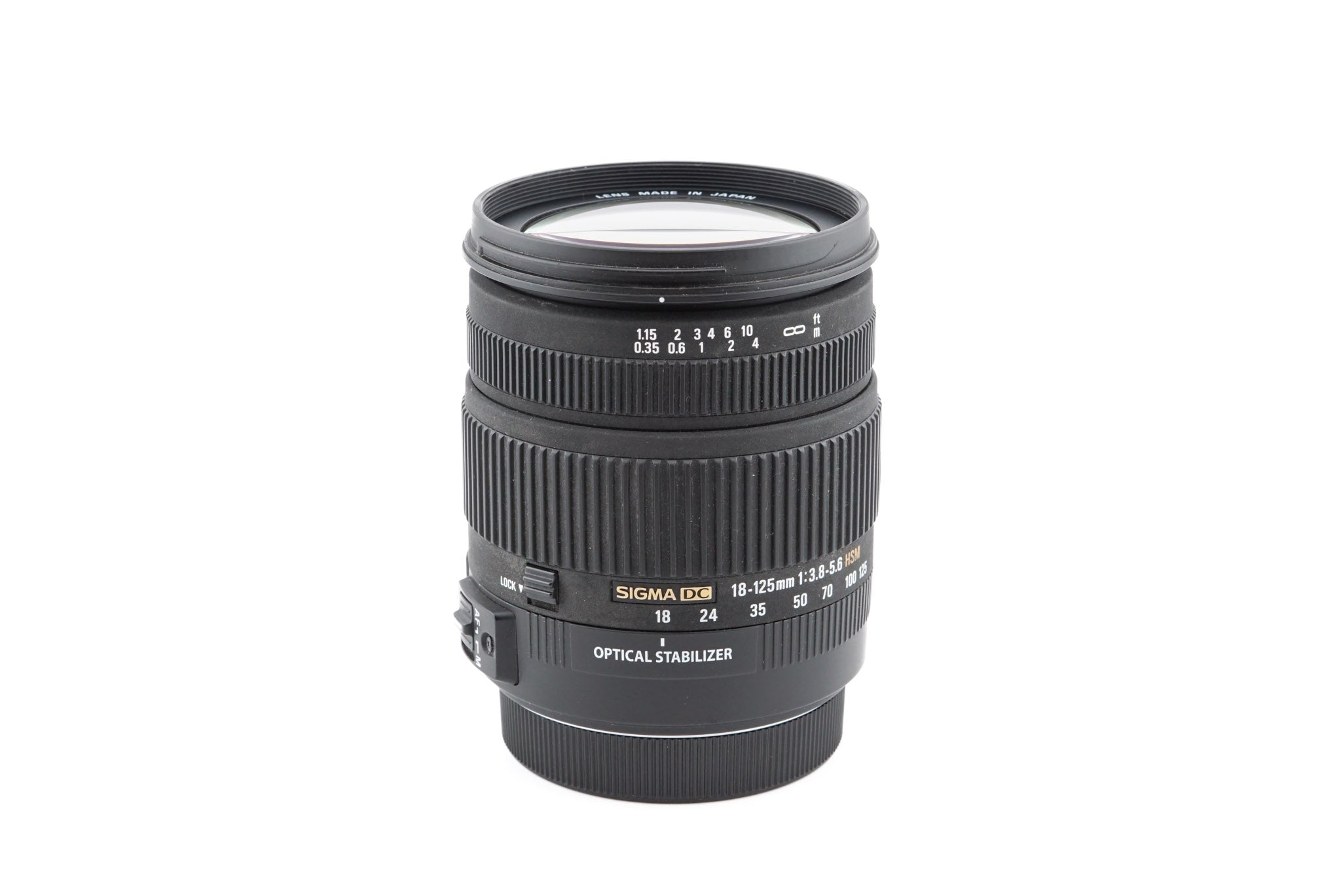 Sigma 18-125mm f3.8-5.6 DC OS HSM Lens – Kamerastore