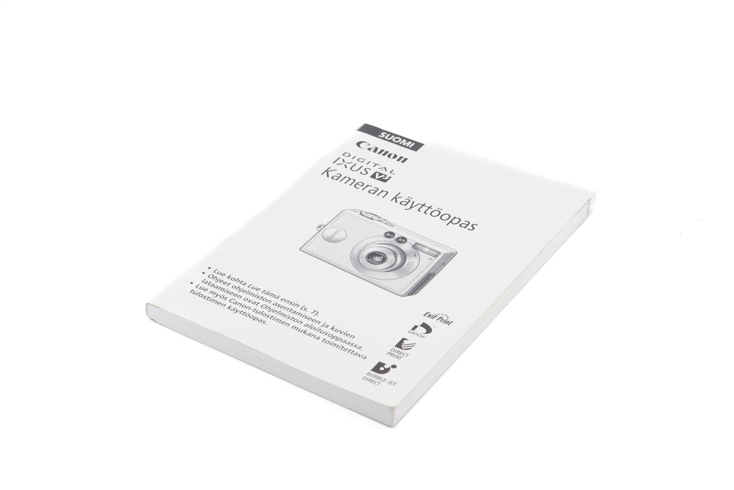 Canon IXUS v3 Instructions - Accessory