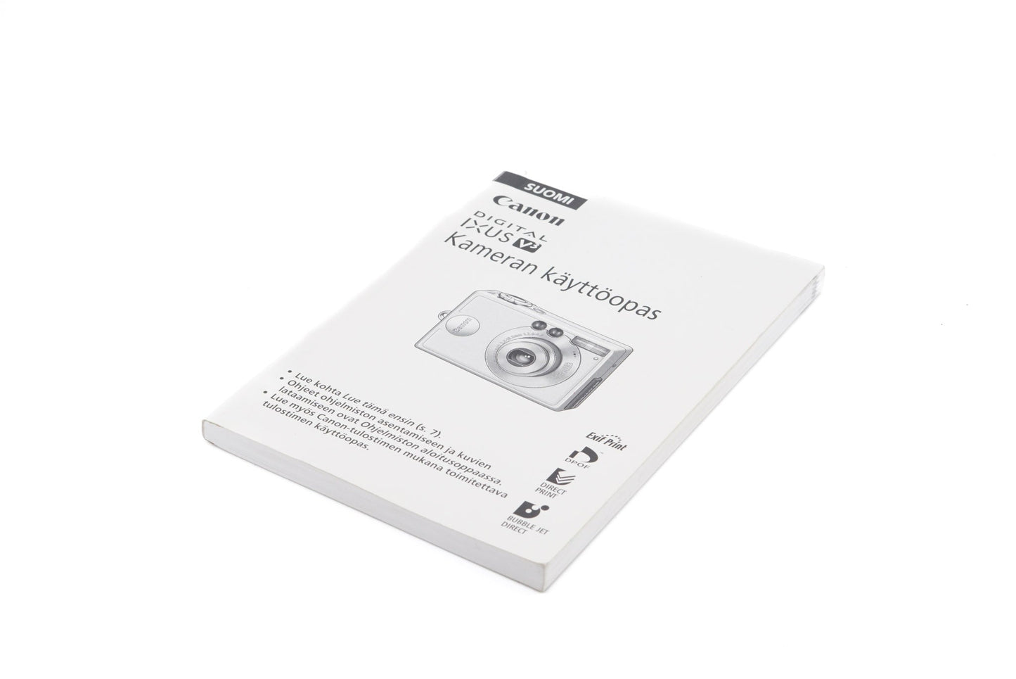 Canon IXUS v3 Instructions