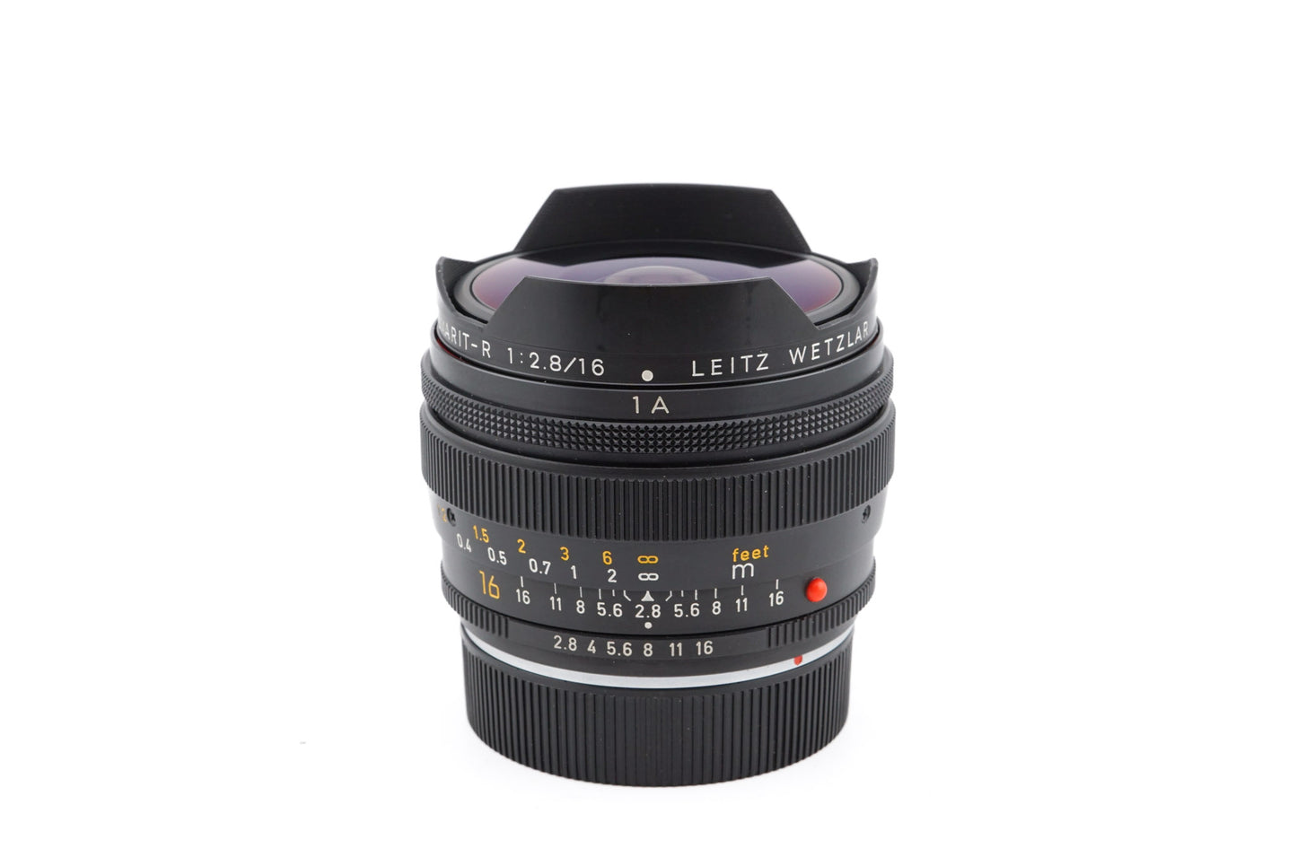 Leica 16mm f2.8 Fisheye-Elmarit-R (3-Cam) (11222) - Lens