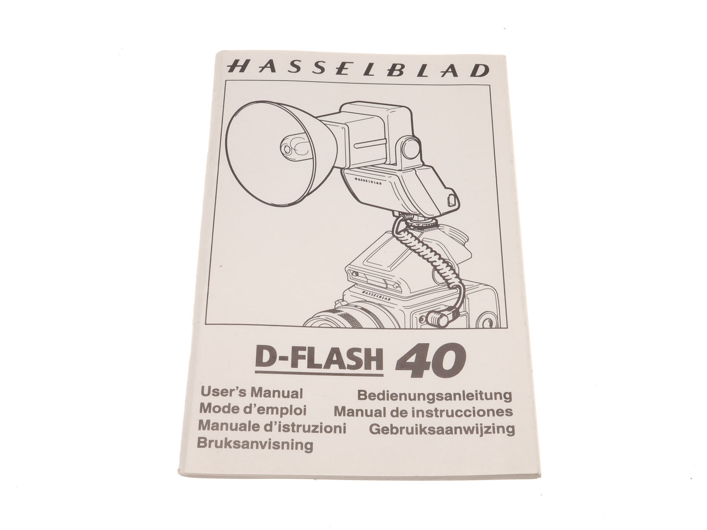 Hasselblad D-Flash 40 Instructions - Accessory