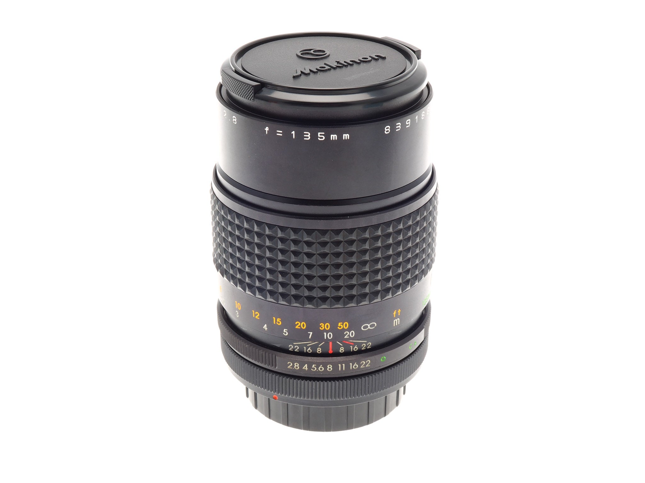 Objectif Photo Makinon 135mm F/2.8 - Monture Minolta MD (Sony Avec Bague) + Housse - Occasion
