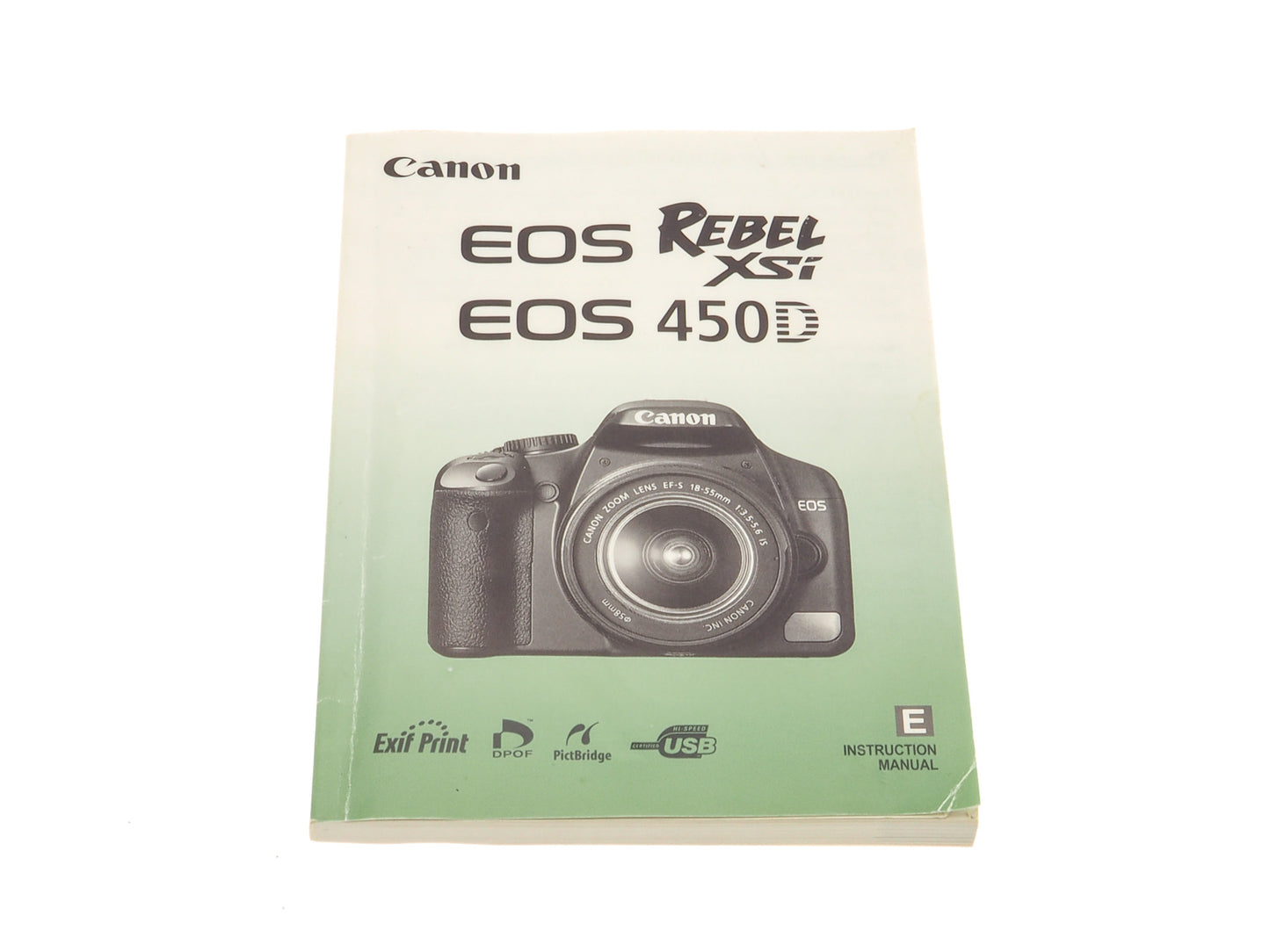 Canon 450D / Rebel XSi Instructions - Accessory