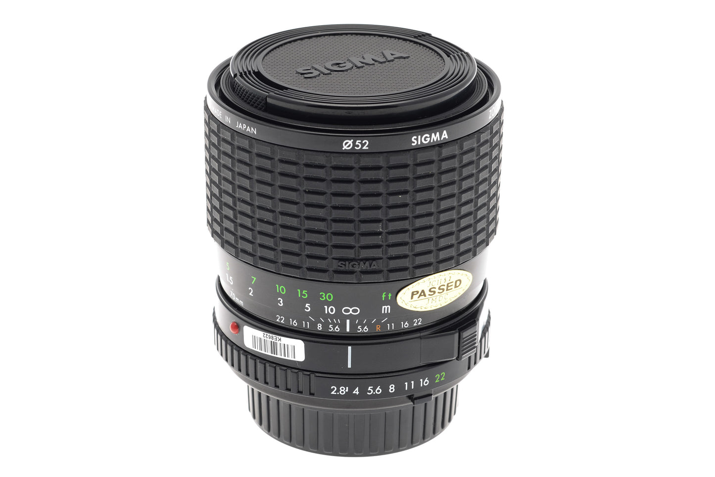Sigma 35-70mm f2.8 Multi-Coated Zoom-Master - Lens