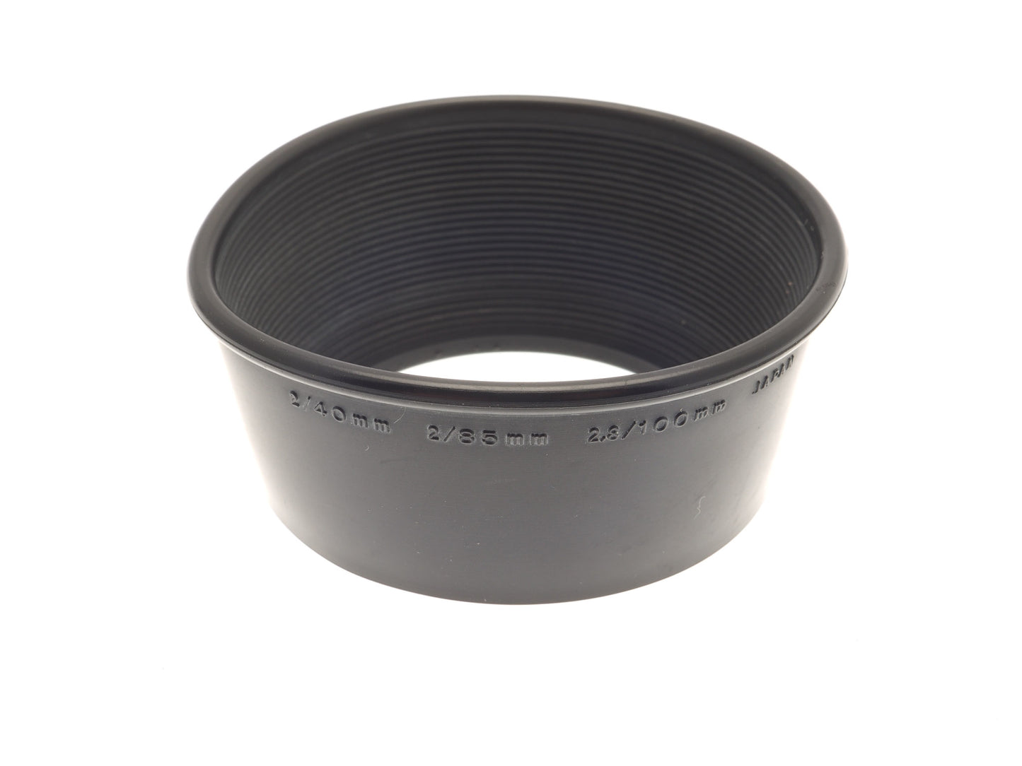 Olympus 49mm Rubber Lens Hood (40mm f2, 85mm f2, & 100mm f2.8) - Accessory
