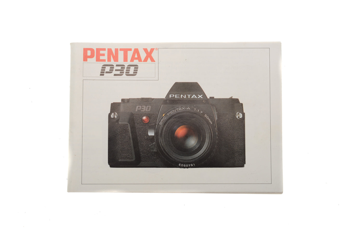 Pentax P30 Instructions