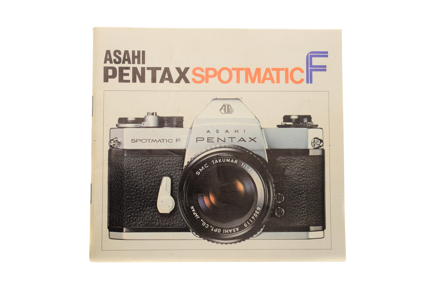 Pentax Spotmatic F Instructions