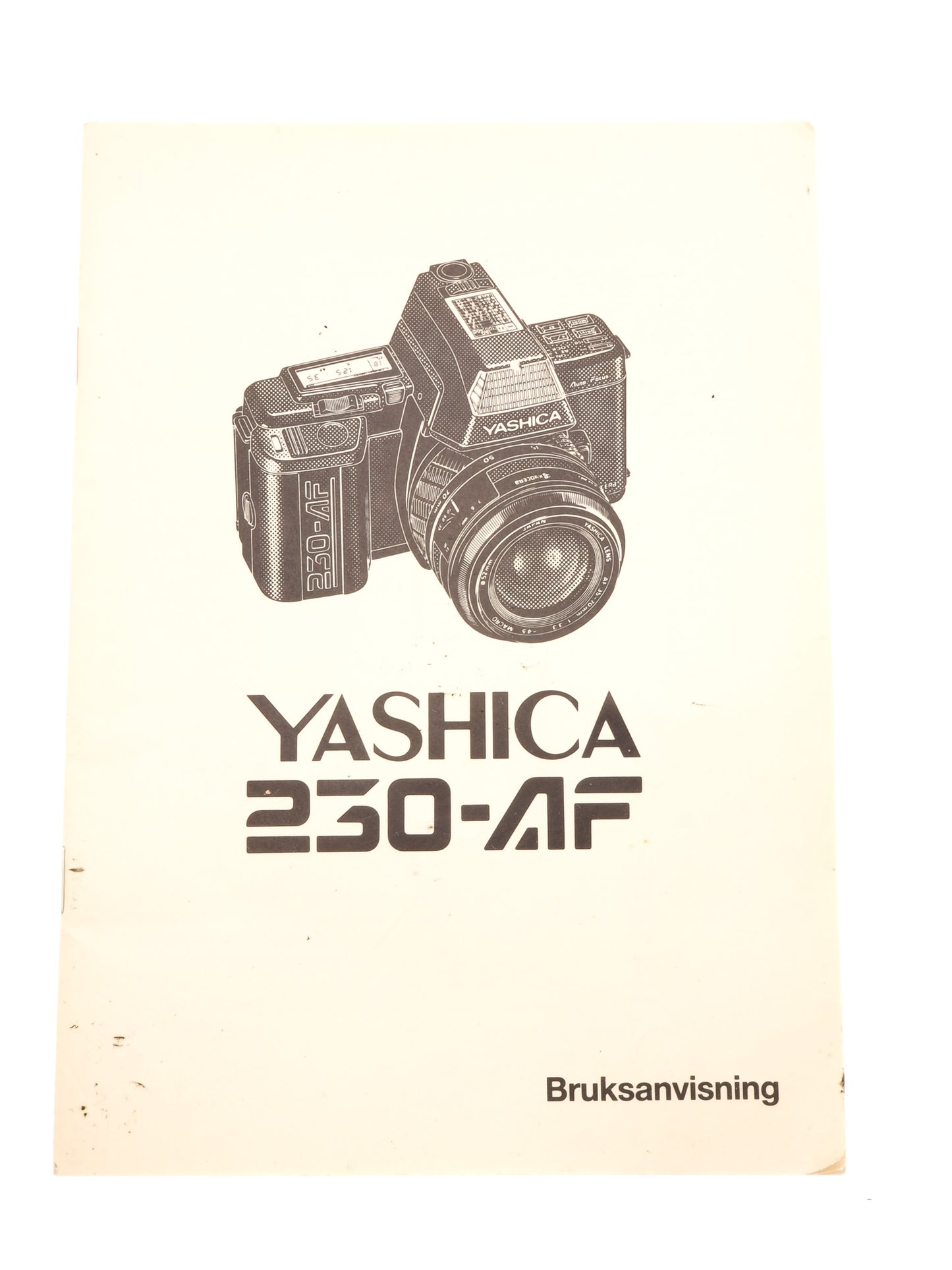 Yashica 230-AF Instructions
