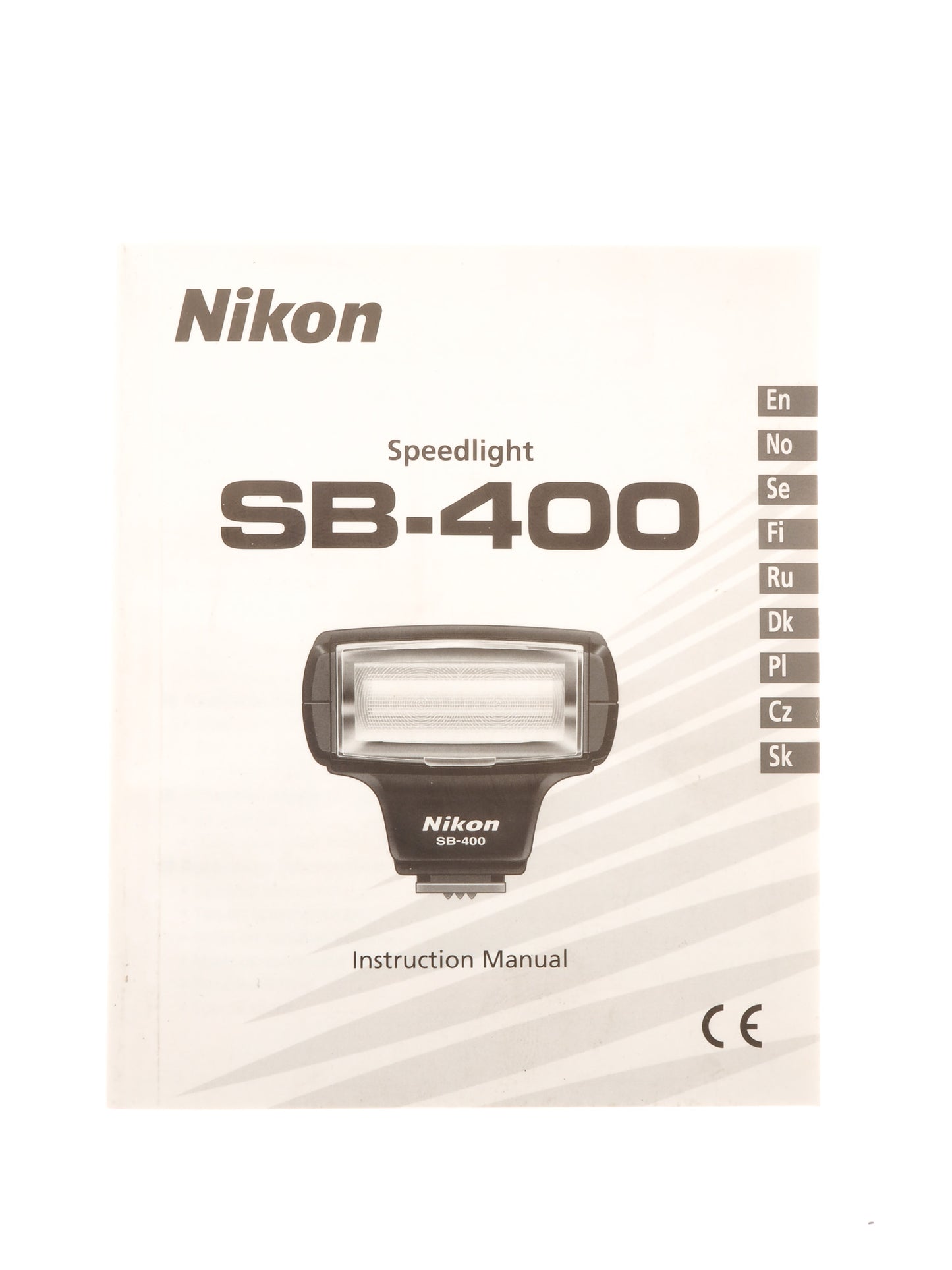 Nikon SB-400 Instructions