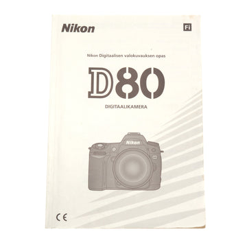 Nikon D80 Instruction Manual