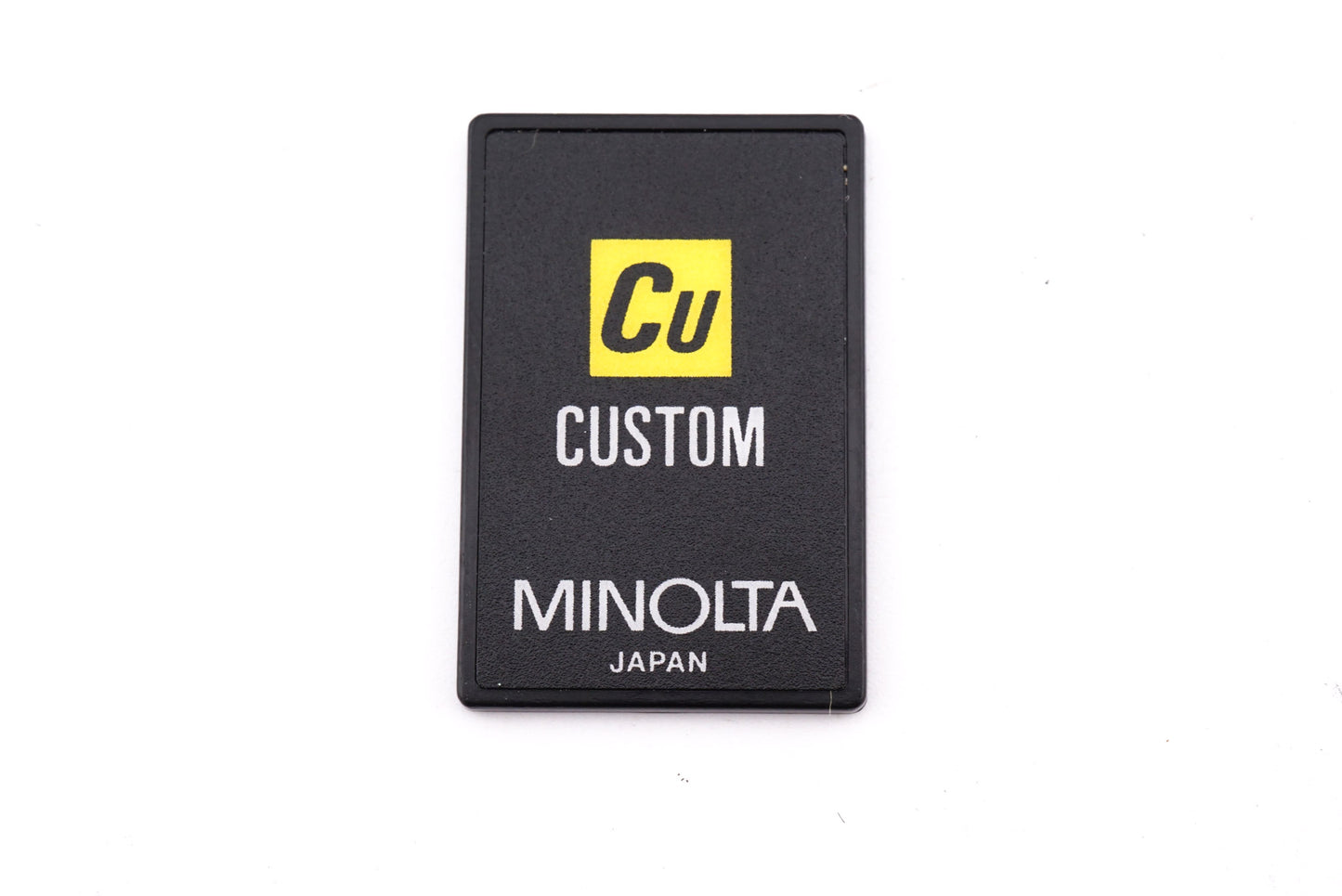 Minolta Custom Function Card - Accessory