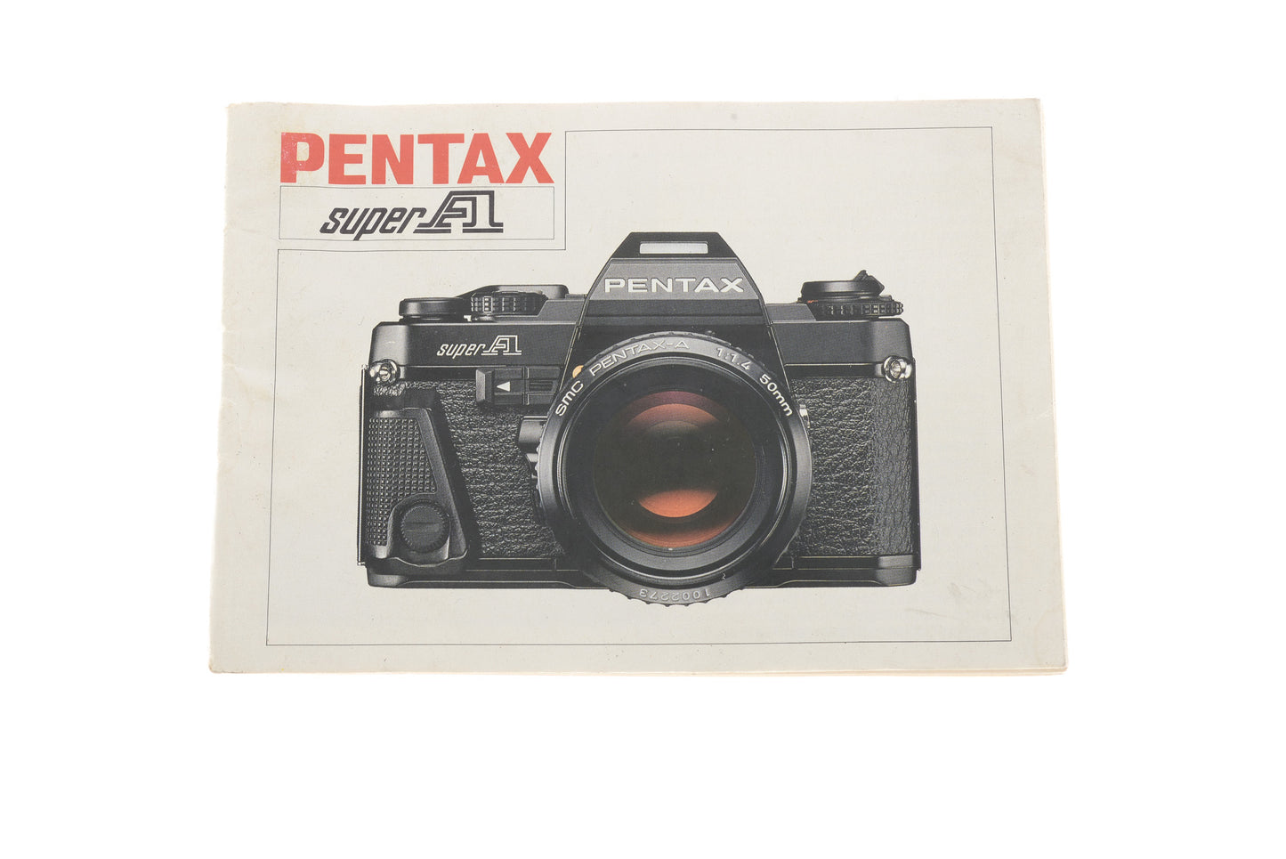 Pentax Super A Instructions