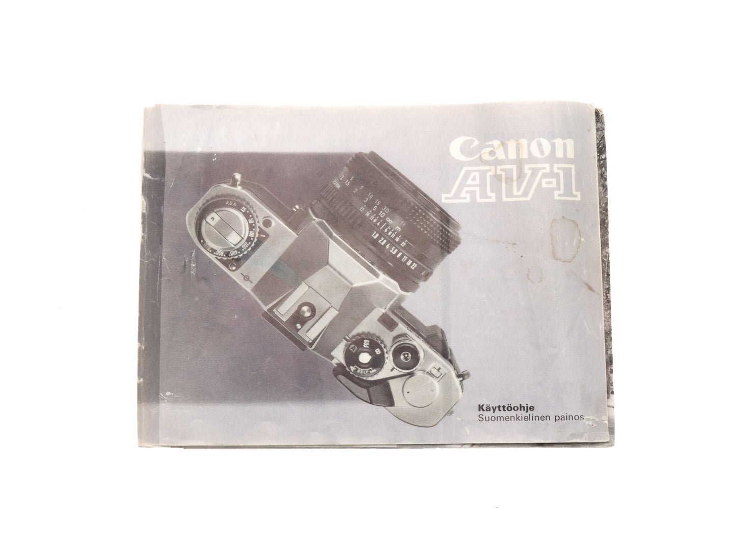 Canon AV-1 Instruction Manual