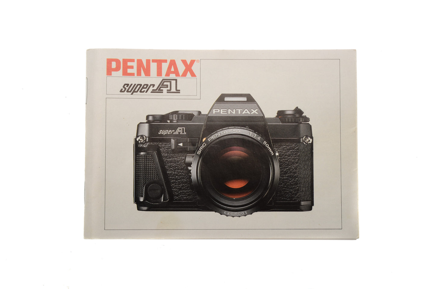 Pentax Super A Instructions