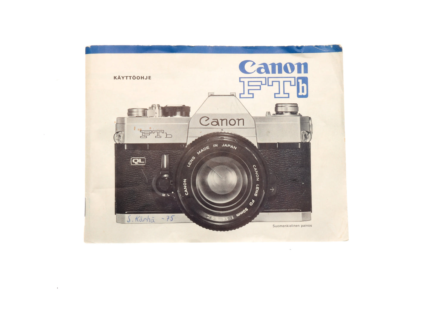 Canon FTb Instructions