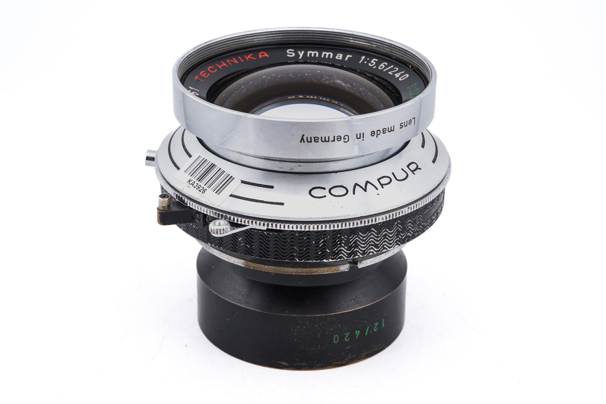 Schneider-Kreuznach 240mm f5.6 Symmar (Shutter) - Lens – Kamerastore