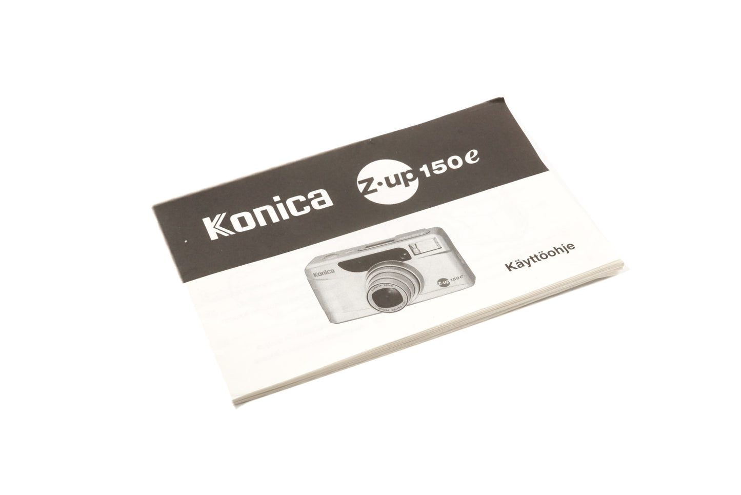 Konica Z-up 150e Instructions - Accessory