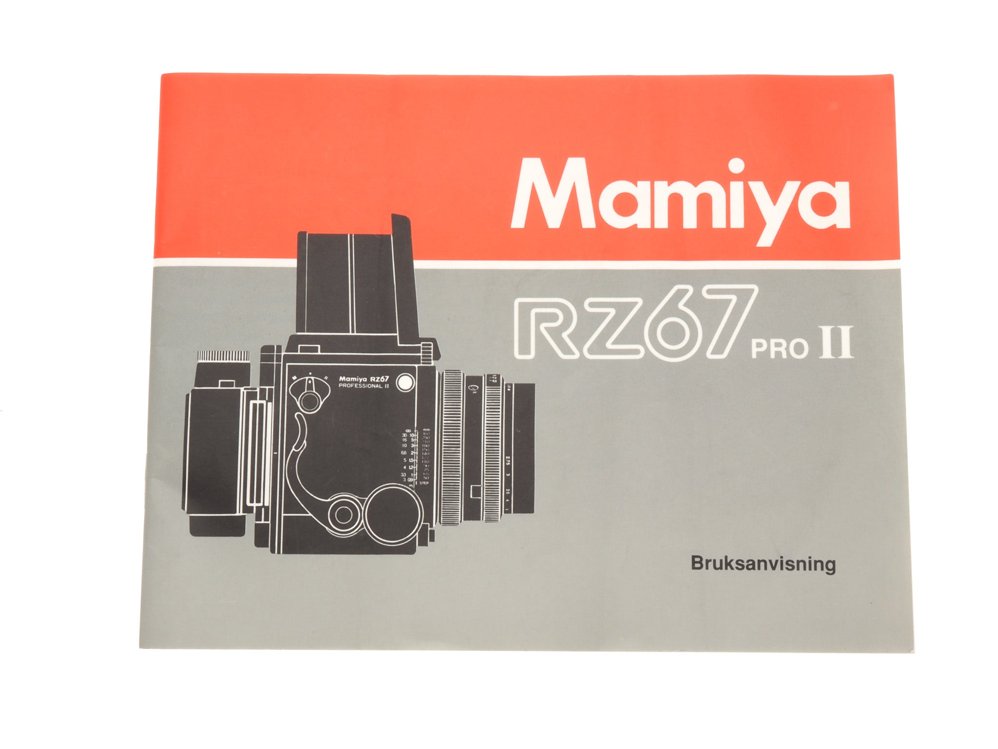 Mamiya RZ67 Pro II Instructions – Kamerastore