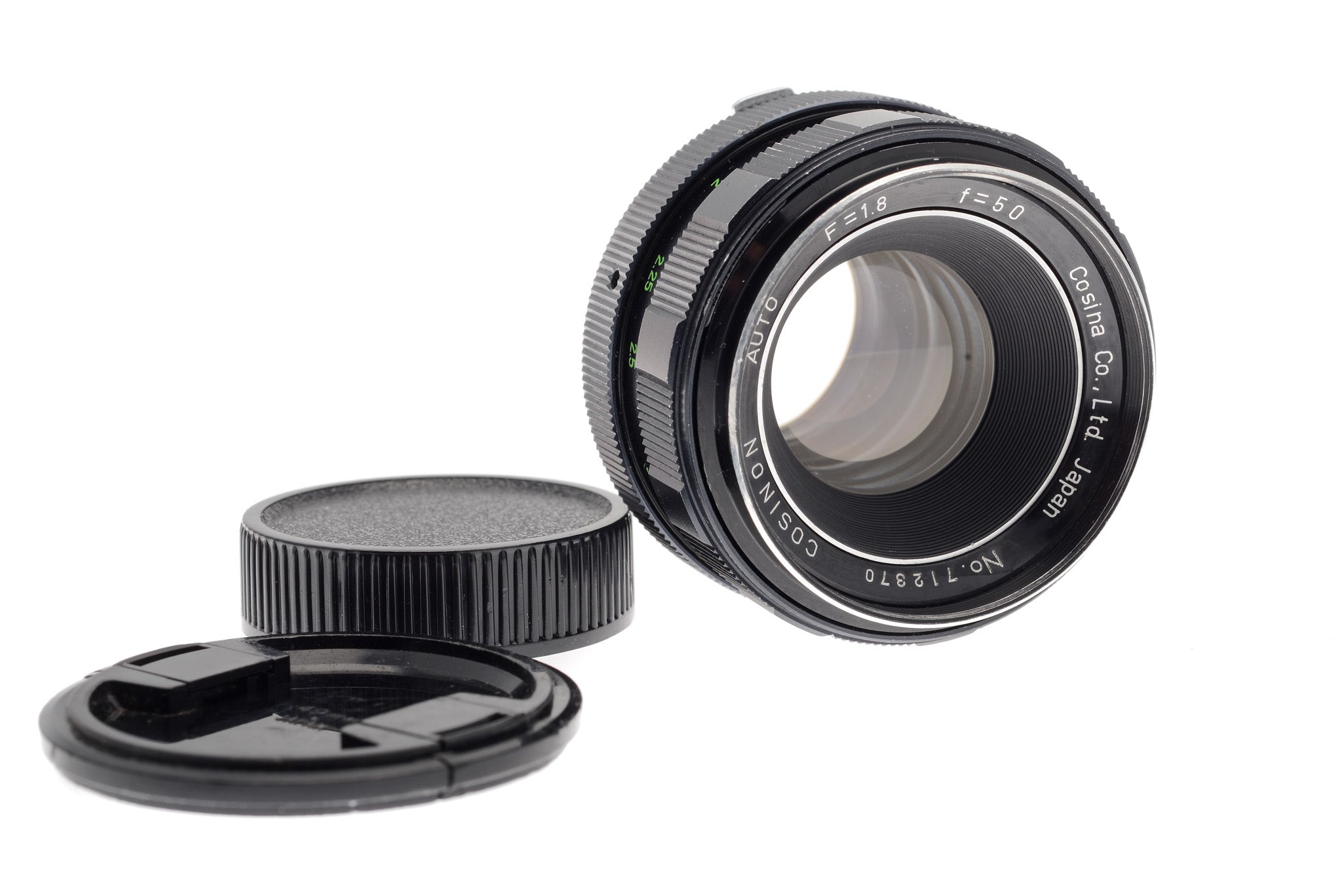 19 美品 cosinon AUTO 50ｍｍ F1.8 M42 アダプター付き - レンズ(単焦点)