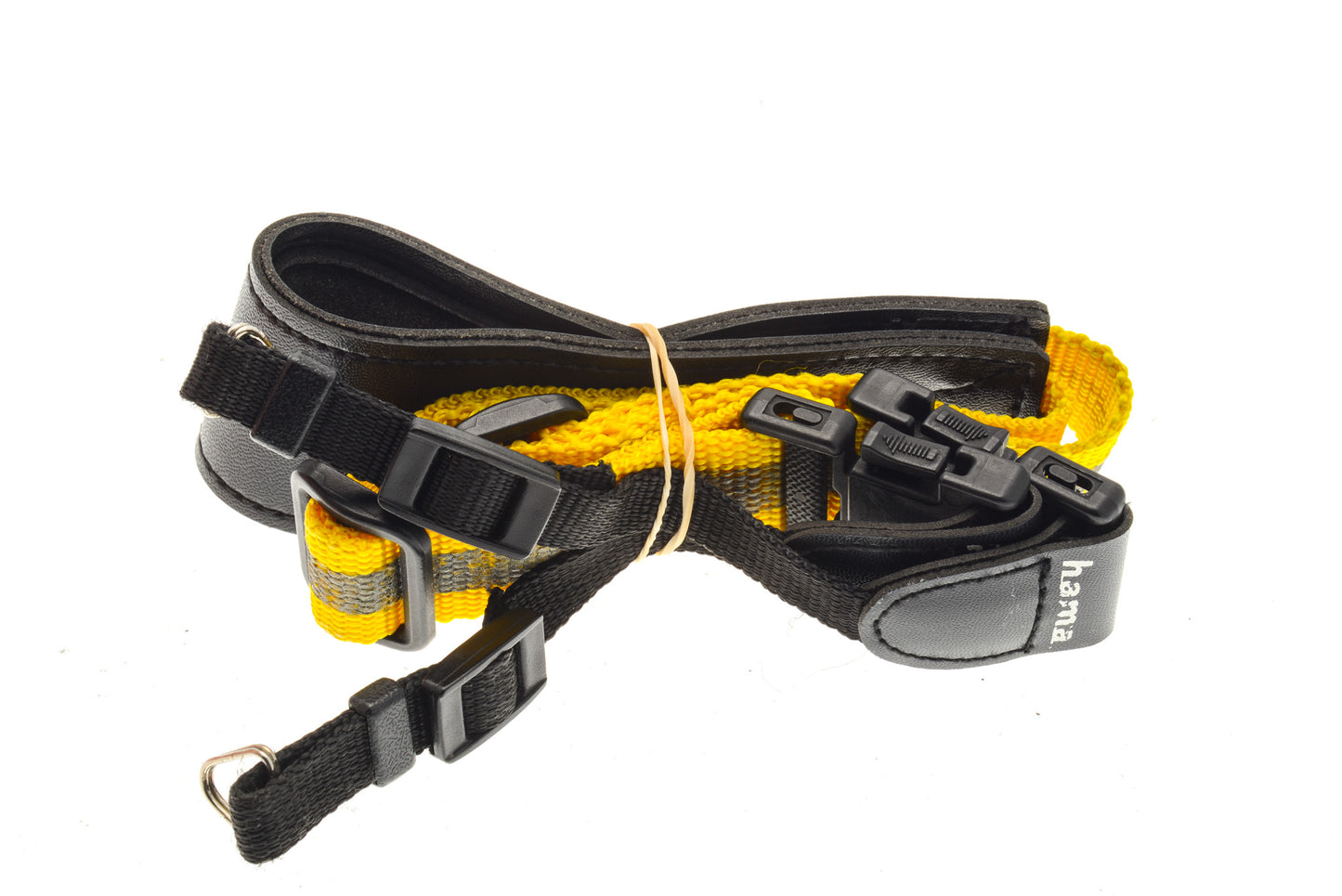 Hama Gray Stripe Fabric Neck Strap - Accessory