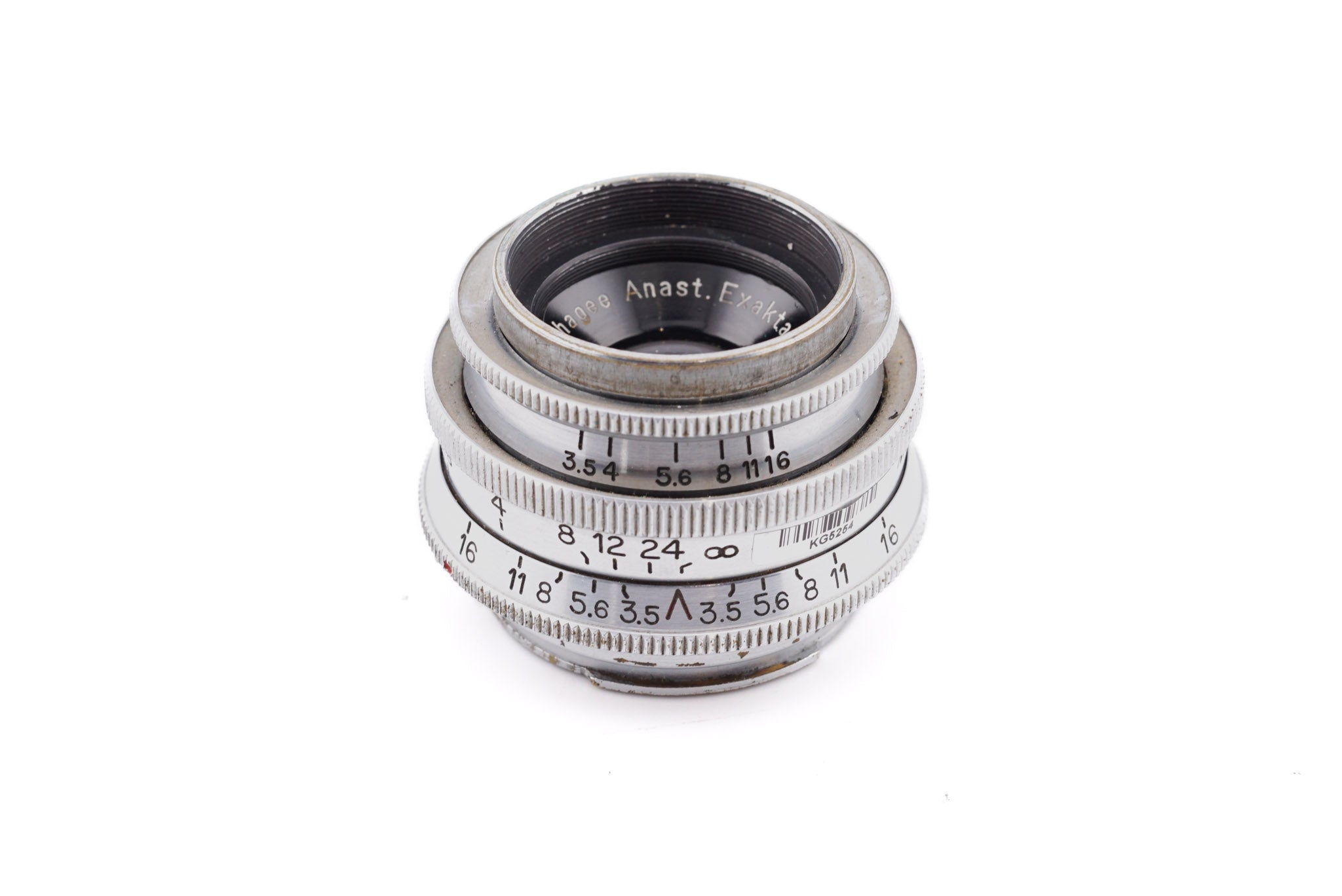 Ihagee 5.4cm f3.5 Anast.Exaktar - Lens – Kamerastore