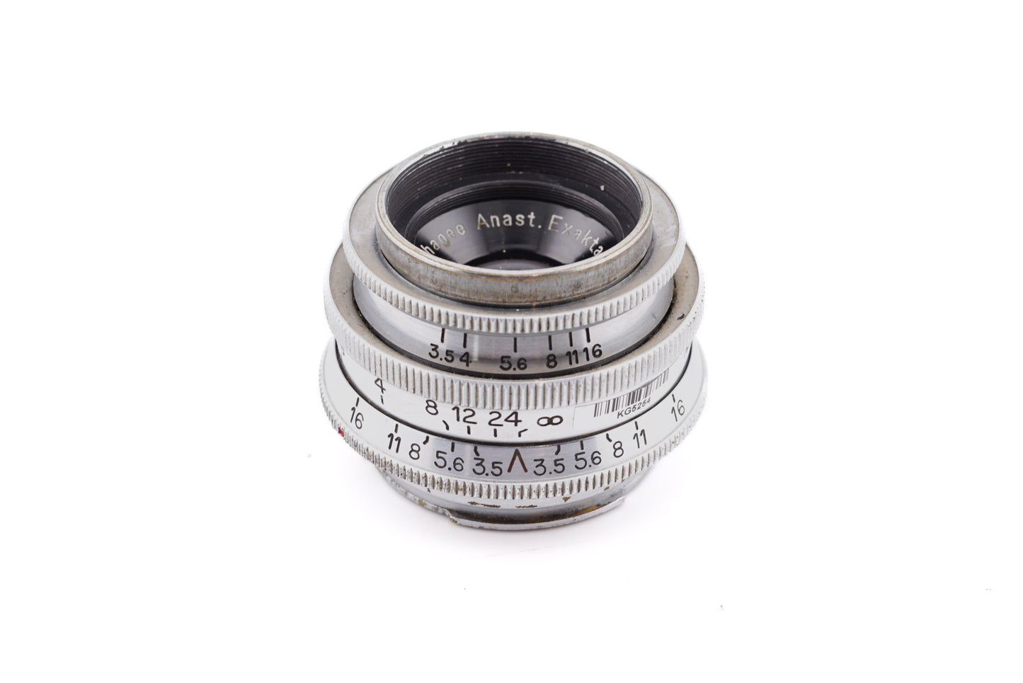 Ihagee 5.4cm f3.5 Anast.Exaktar - Lens