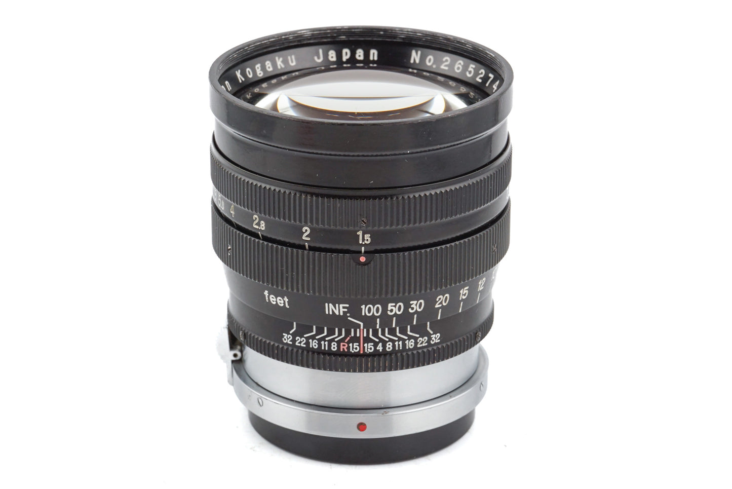 Nikon 8.5cm f1.5 Nikkor-S.C "C" - Lens