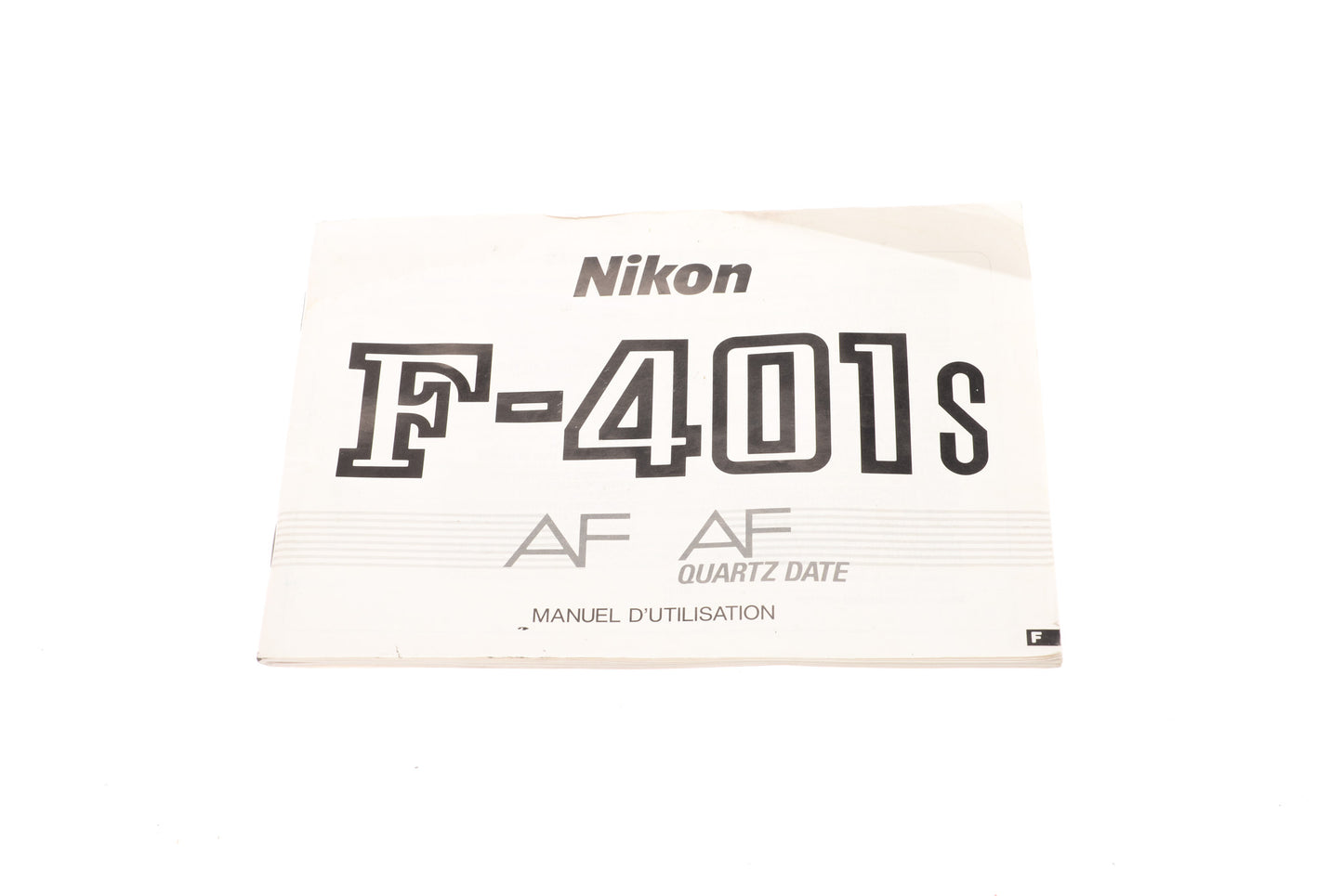 Nikon F-401s AF Quartz Date Manuel D´utilisation - Accessory