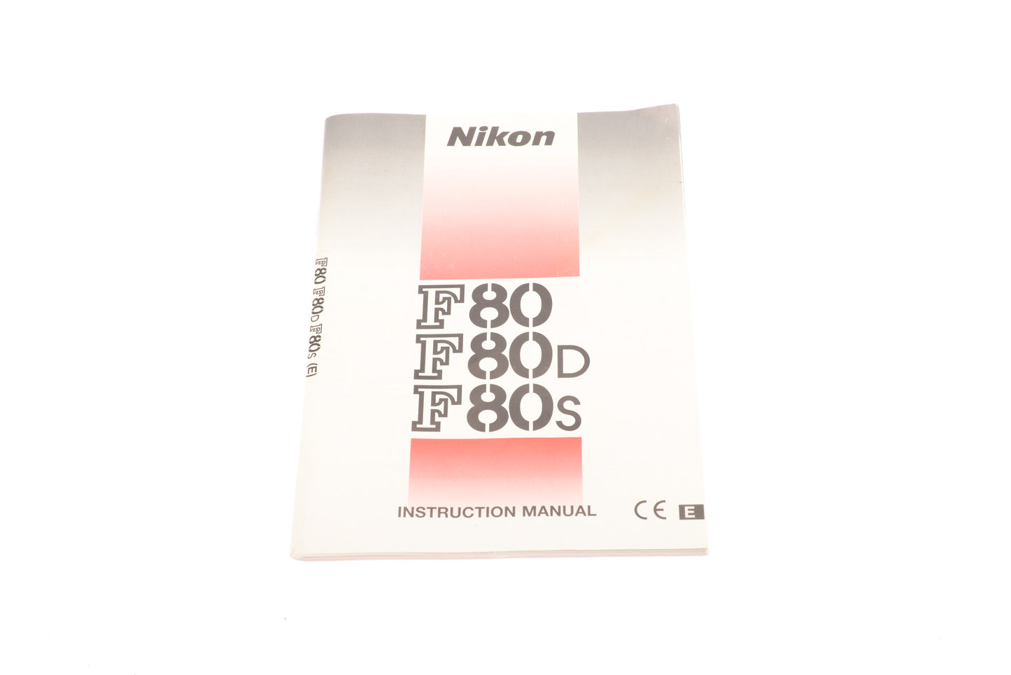 Nikon F80/F80D/F80S Instruction Manual - Accessory